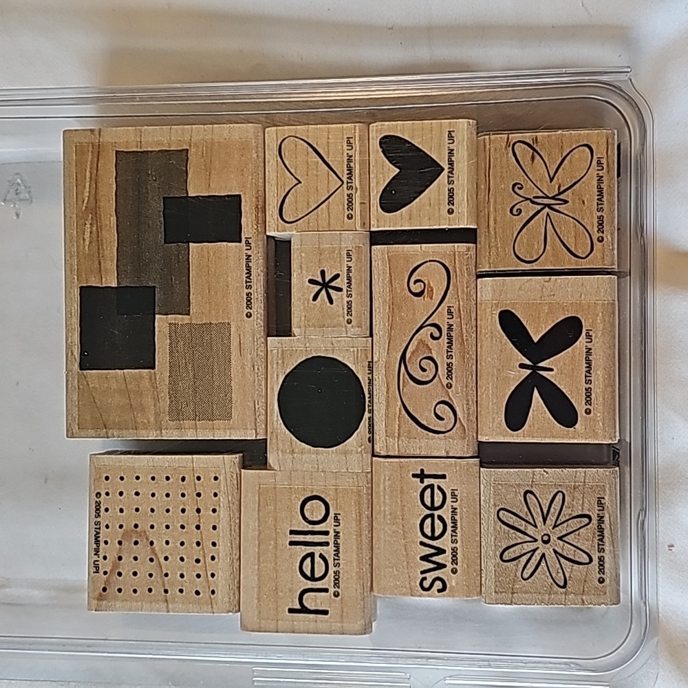 NIB Stampin' Up "Sweet Shapes" Stamps Retired